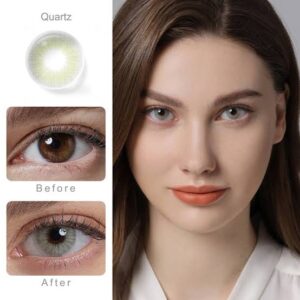Quartz Shade - Soft Color High Quality Eye Lenses - With Water Kit