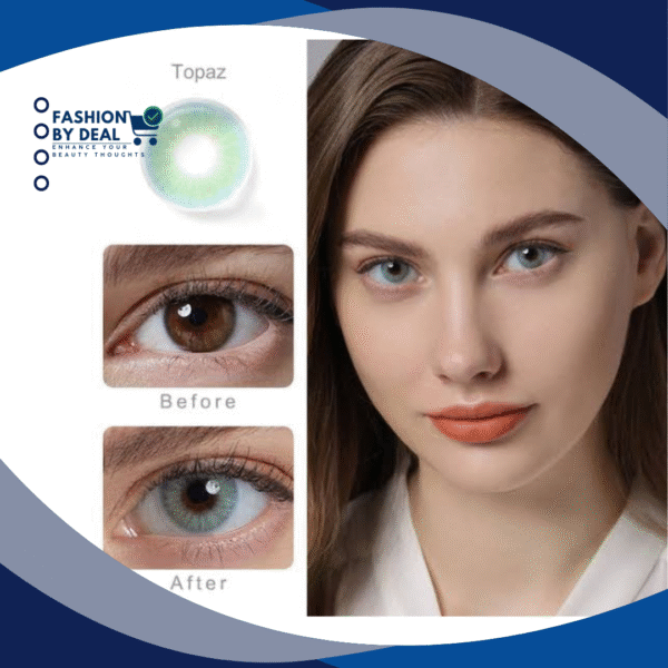 Topaz Shade – Soft Color High Quality Eye Lenses – With Water Kit