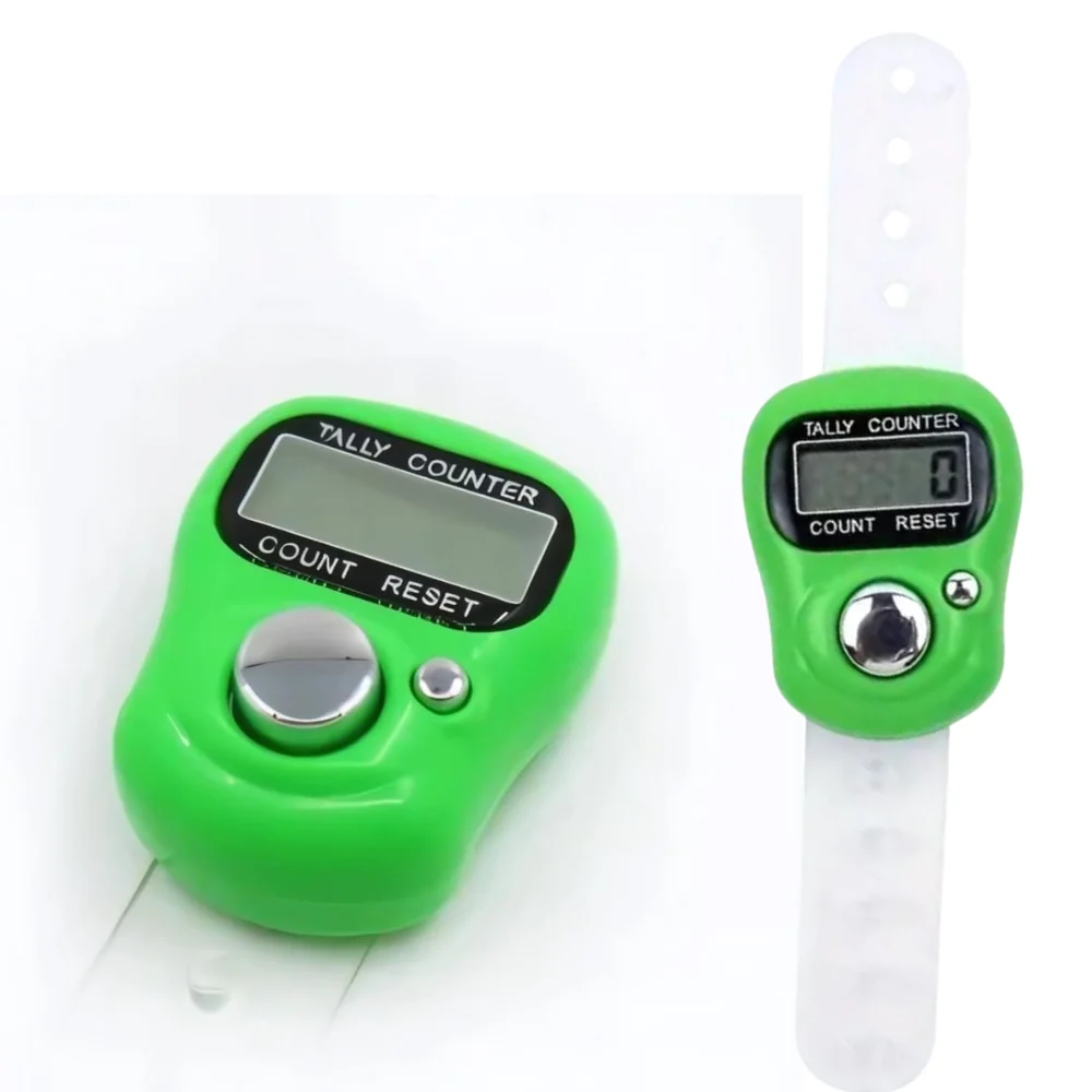 Pack of 3 Multicolor Digital Tasbeeh Counter (Finger) - Image 6